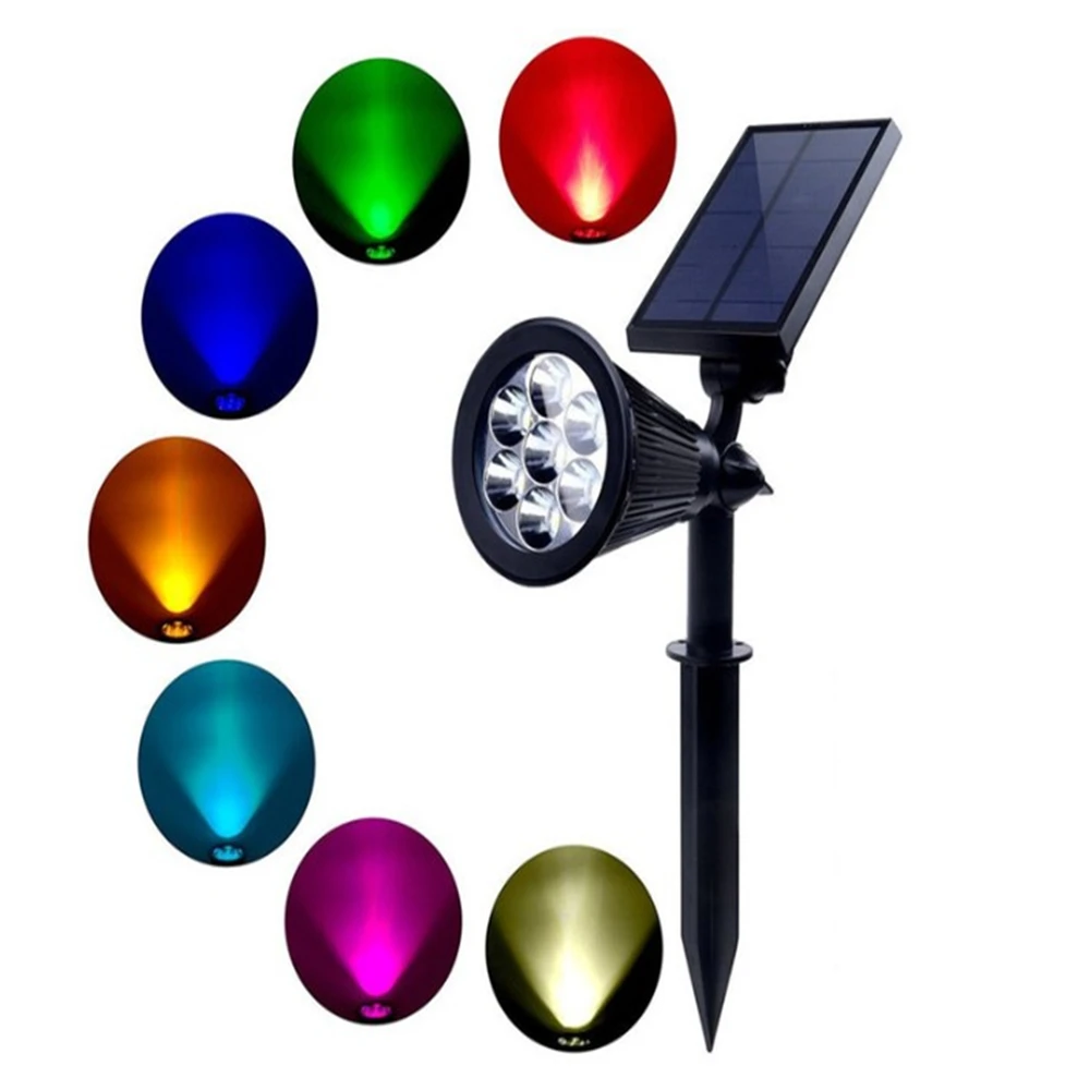 Hot Sale 7LED Solar spot Light for garden