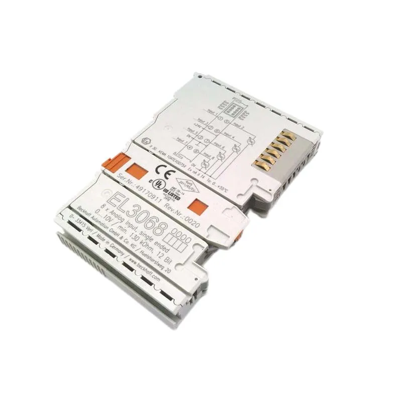 El3068 Beckhoff Ethercat Terminal,8-channel Analog Input,Voltage,0~10 V ...