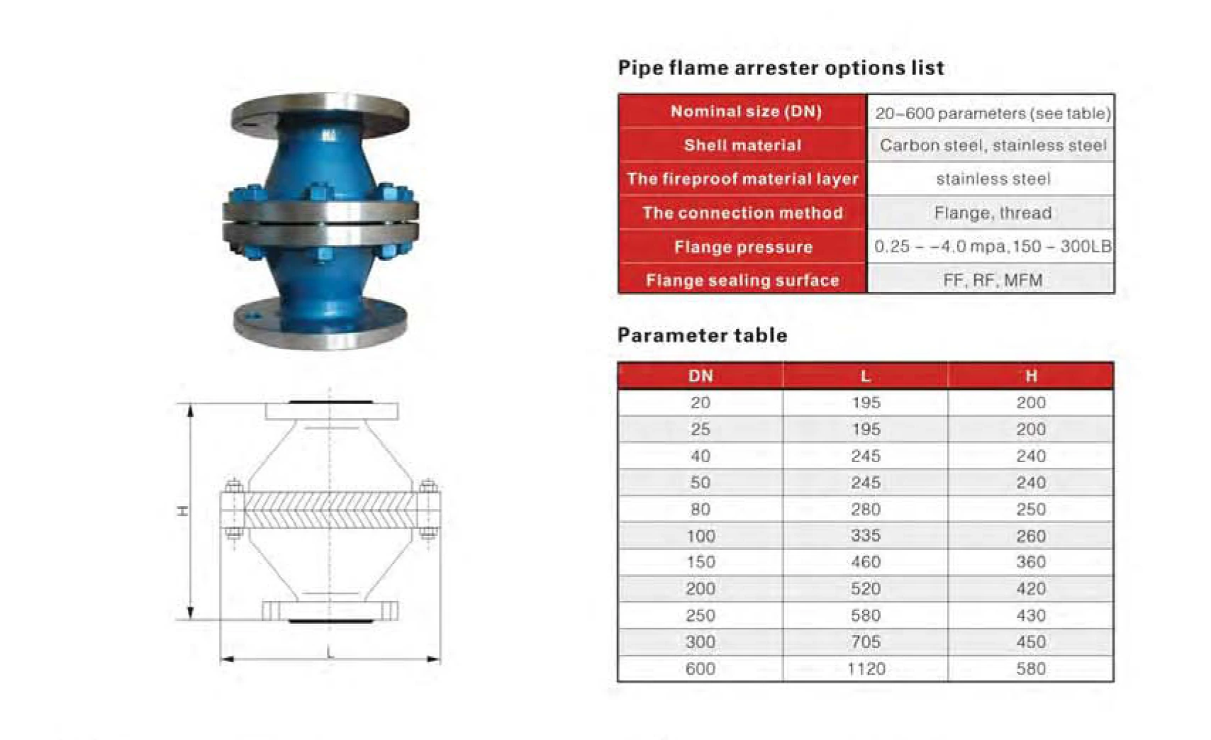 Pipe flame arrester