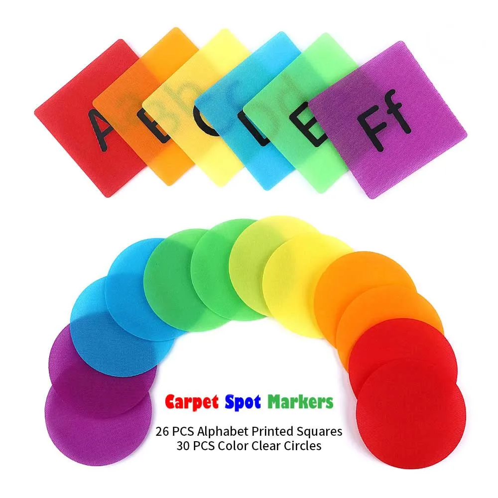 Nylon Carpet Markers Sitting Carpet Spots For Classroom Circle Floor