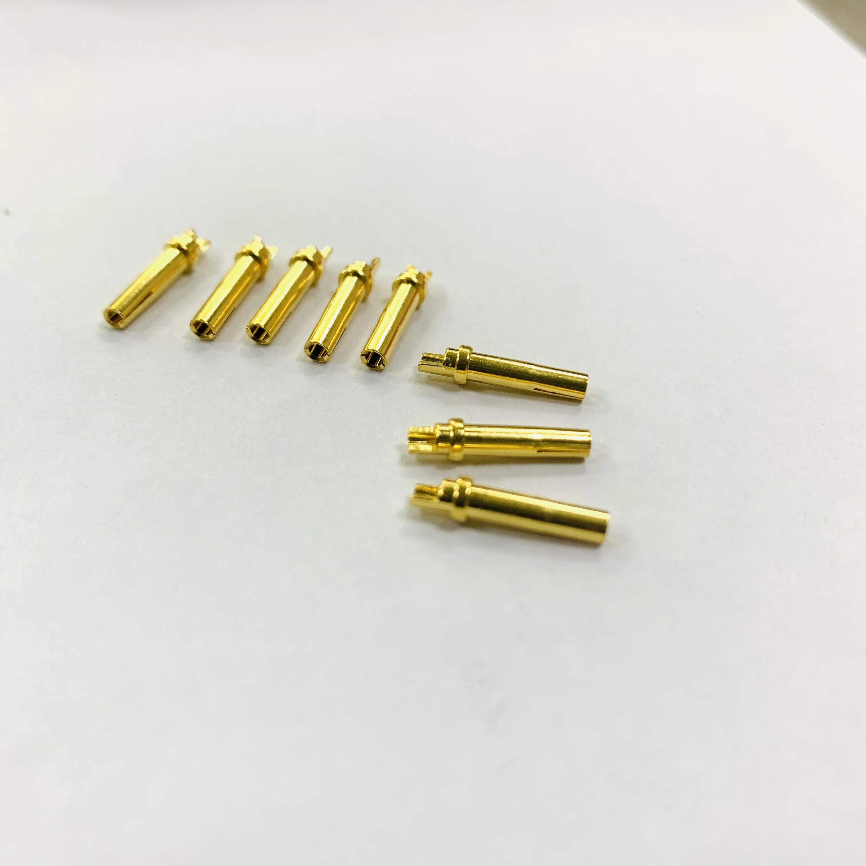 Crown Spring Terminal Connector CNC Machining Services Brass Pin Socket ...