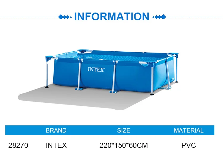intex rectangular frame set 2.2 m