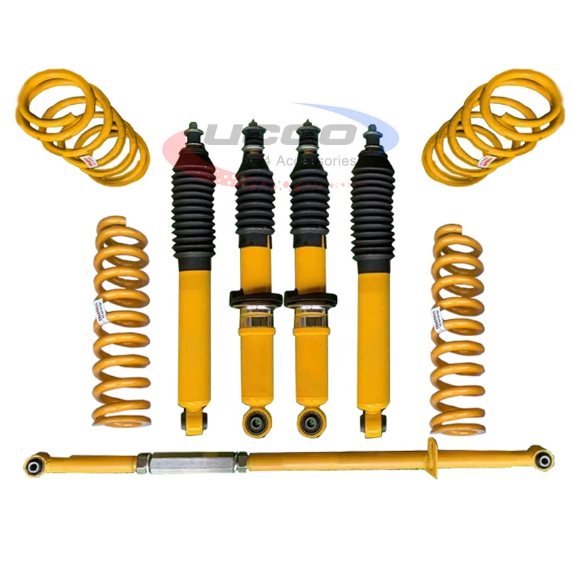 4x4 Off-Road Comfort Suspension Kit 10 Stage Adjustable Double Spring ...