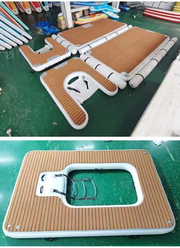 Platform Pvc PVC Platform Water Drop Stitch Floating Inflatable Dock