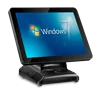 Best selling All in one small size POS / Black White Plastic case/ 15 inch monitor
