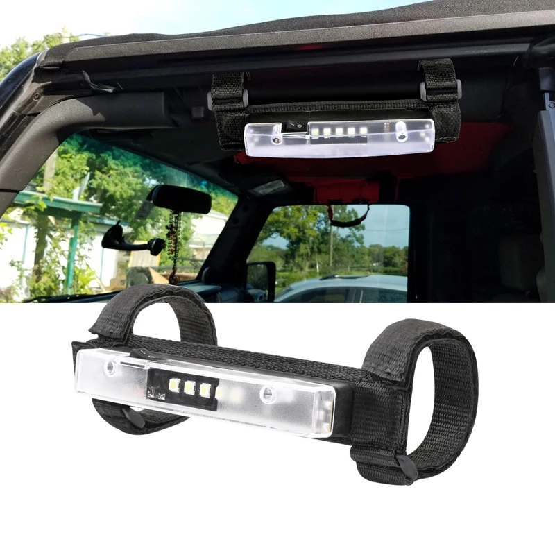 Hot Sales Max. 4 Inch Roll Bar Mountable Magnetically Absorbable Interior Dome Light Waterproof Led Light Battery