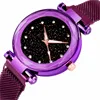 Dropshipping Cheap Luxury Diamond Starry Sky Watch Fashion Custom Logo Private Label Magnetic Strap Lady Wrist Watch Women
