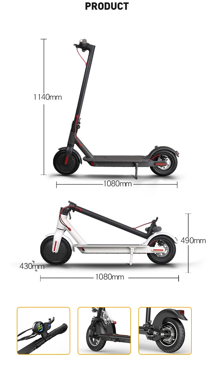 Waterproof Two-wheel self-balancing scooter electric