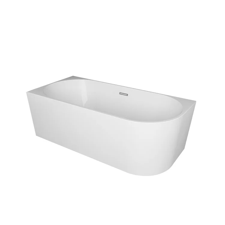 Custom Size Modern Soaking Tub White Acrylic Freestanding Indoor Home Corner Bathtubs Buy