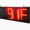 outdoor led clock time date temperature digital display sign