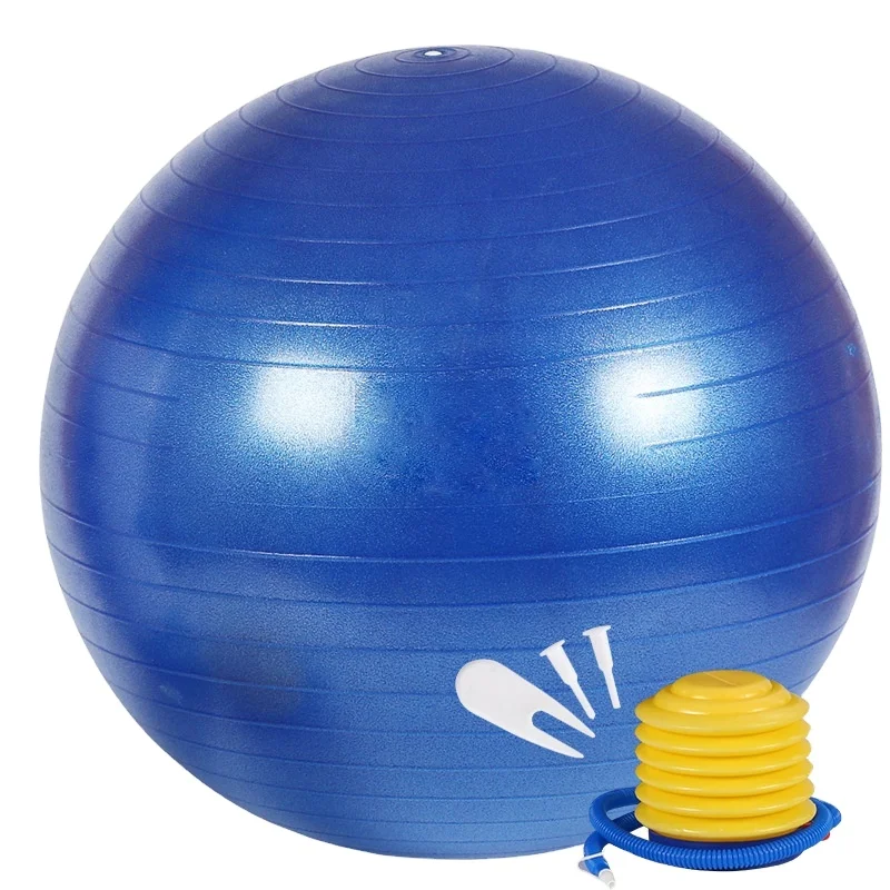 
High Quality PVC Exercise Stability 45cm/55cm/65cm/75cm/85cm Balance Yoga Ball 
