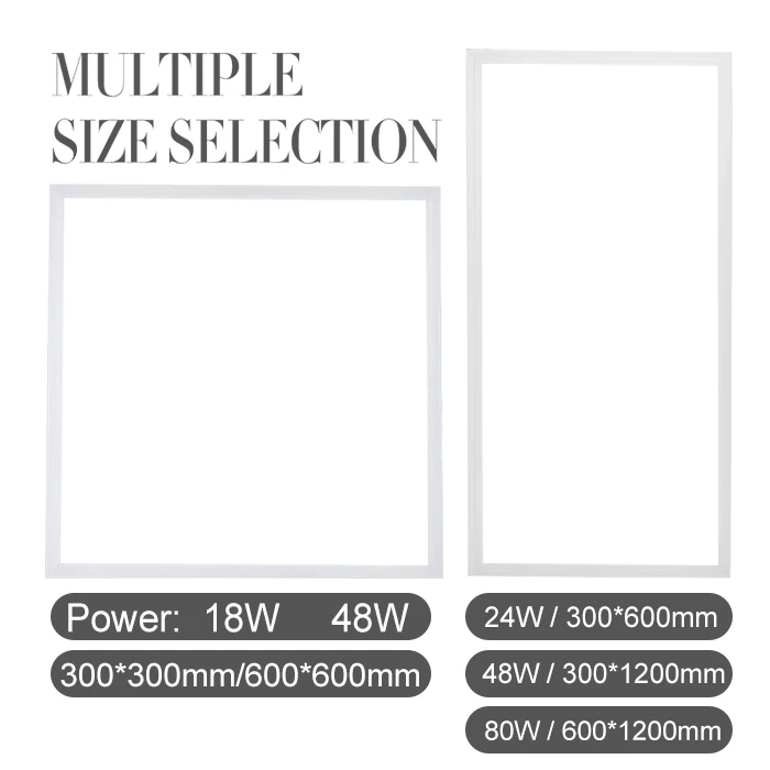Wodong 24W 300x600 600x300 2x4 SMD Modular Slim Frame Back Backlit Recessed Led Panel Light For Office