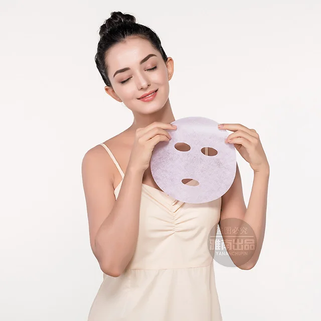 Microfiber Facial Mask Sheet Material Bulk Cotton Form Cloth Dry Non