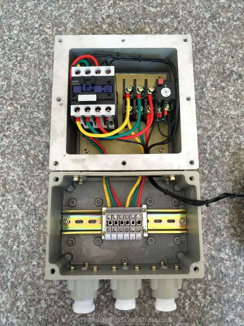 Explosion-proof magnetic starter bqc53-32a motor explosion-proof control box explosion-proof water pump fan control box