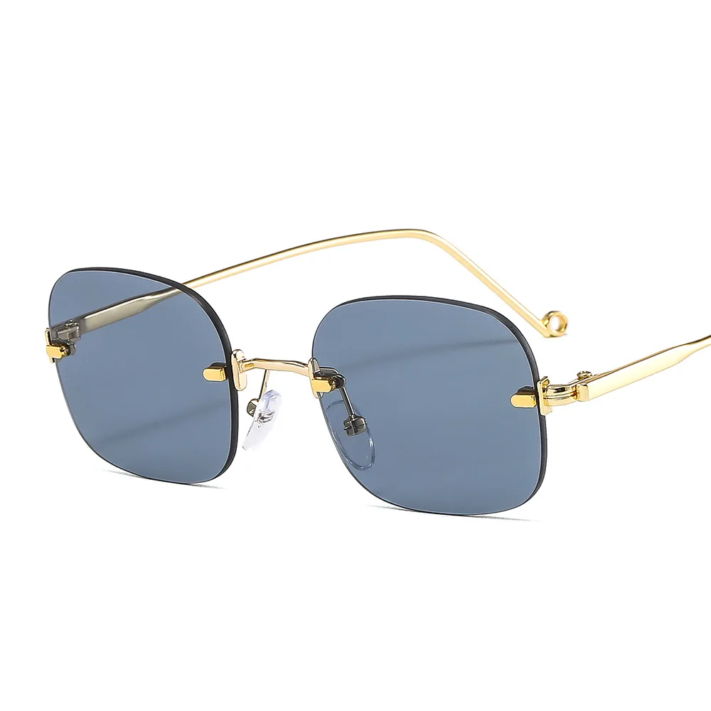 

LBAShades Eyewear 2021 Fashion Brand Designer Vintage Women Men Sunglasses Square Metal Hinge Sunglasses