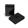 Custom Printed Black Paper Gift Packaging Jewelry Box With Logo