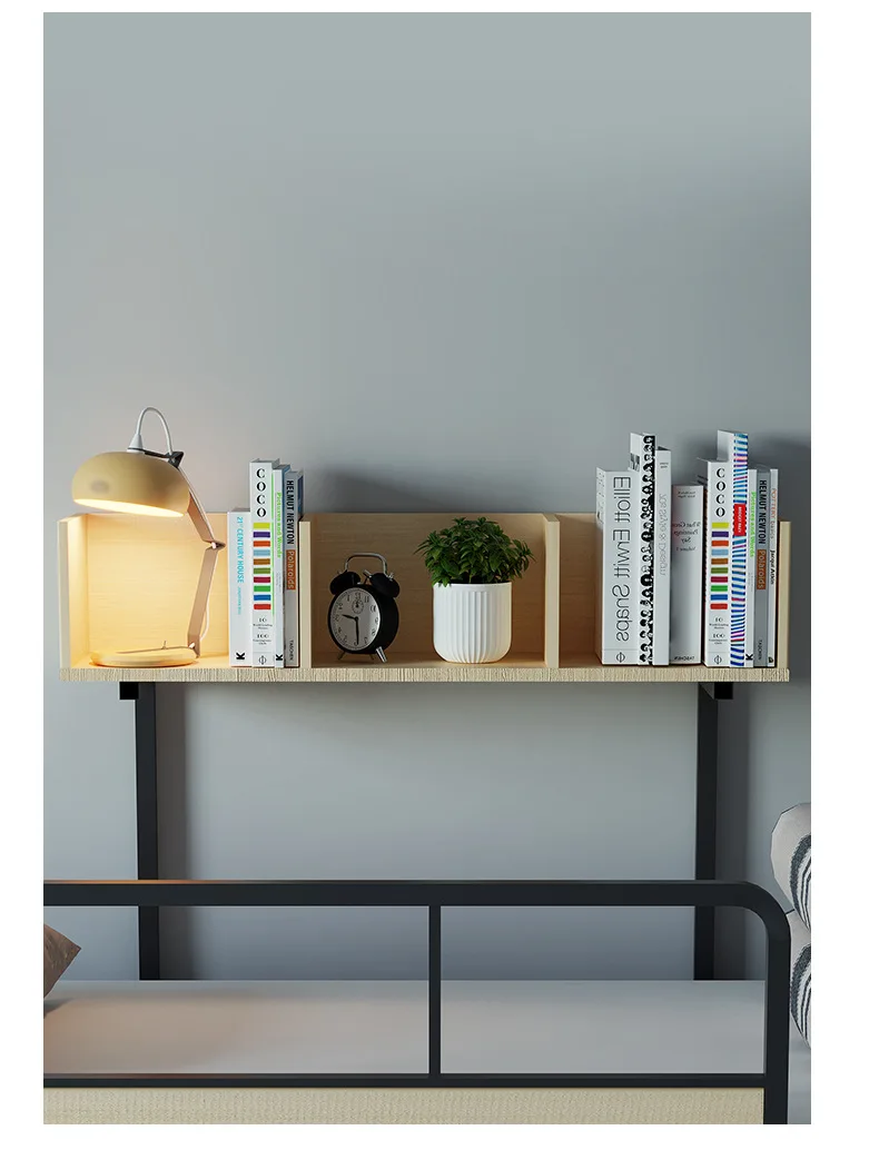 product modern two layer conjoined bunk iron bed student dormitory metal bunk bed-21