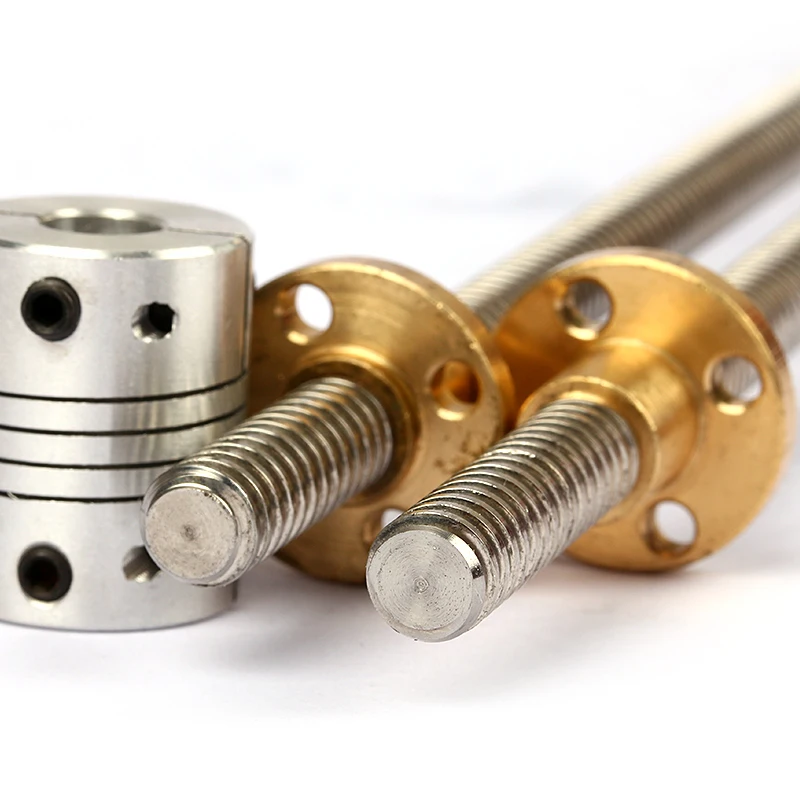 Tr12x2 Tr12x3 Tr12x4 Stainless Steel 12mm Trapezoidal Lead Screw With ...