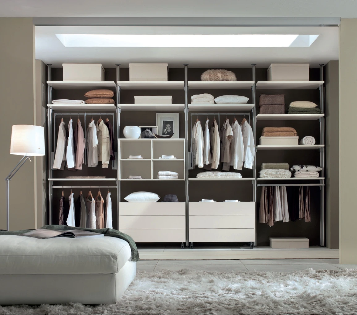 Aluminum Profile Walk In Wardrobes With Dressing Table Aluminum Profile Walk In Wardrobes With