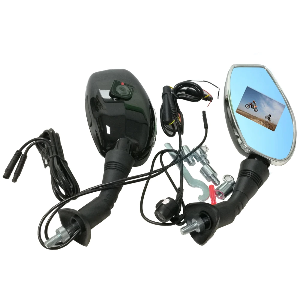 Saferdriving Motorcycle Mirror Camera Recorder Motorbike Dvr Dash