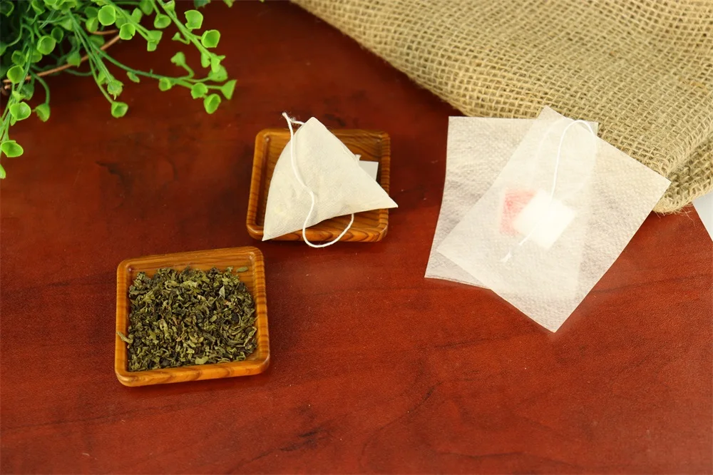Corn Fiber Pla Tea Bag Biodegradable Eco Teabag Sachets Customized