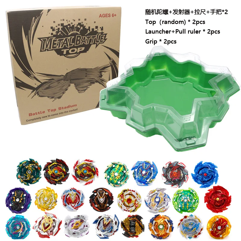 Beyblades Beystadium Burst Green Evolution Star Storm Battle Arena