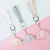 Touch sensitive luminous cartoon clouds star moon prevaricate key chain creative gift