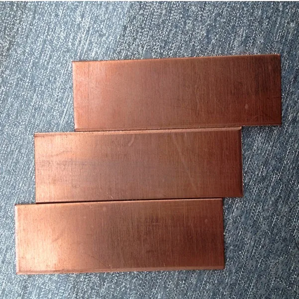 Copper 99.99 Purity Sheet Copper Plate Factory Directly Red Brass