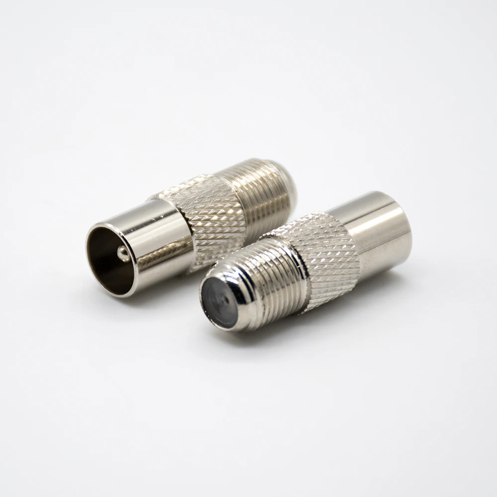 Straight F Male To Pal Female Jack Rf Coaxial Connector Pack Of 2 Buy At A Low Prices On Joom E Commerce Platform