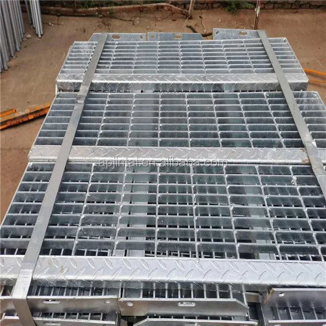 25x4 Galvanized Steel Floor Bridge Decking Grating Panel / Galvanized