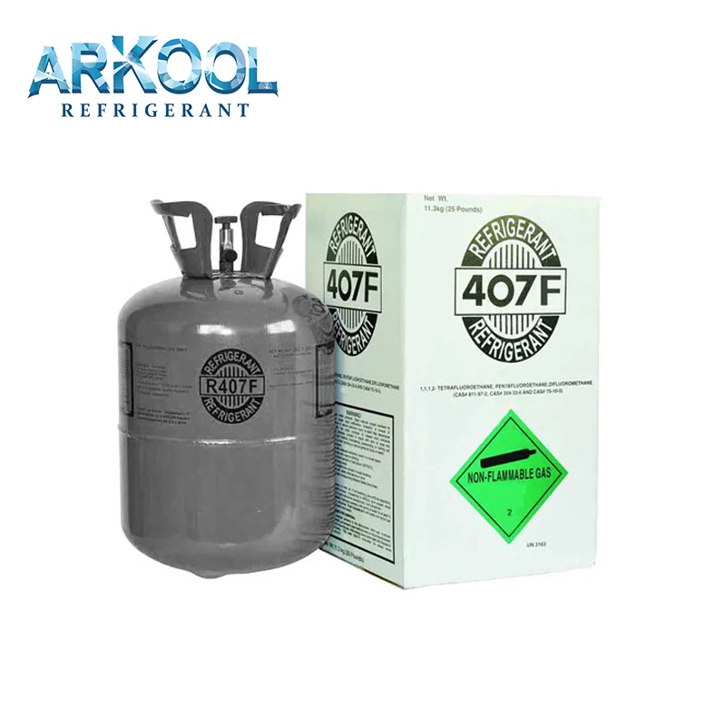 R407a Cool Refillable Refrigerant Gas 11.3 KG Cylinder