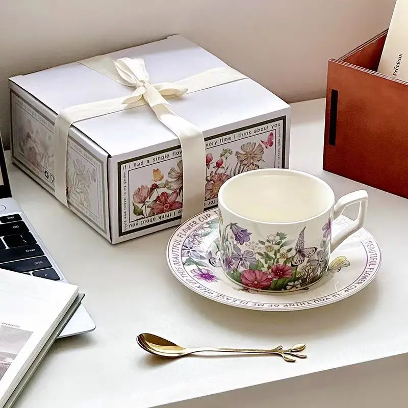product wholesale violet luxury durable retro ceramic mug gift set modern exquisite souvenir afternoon luxury tea cup-9