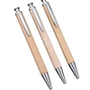 Eco-friendly Natural Bamboo Pen Customized Logo Wood Ball Pen Cheap Ball Point Pen