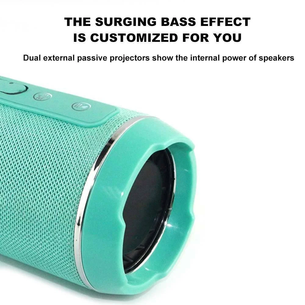 TG116 Portable Wireless Bluetooth Speaker Outdoor Waterproof Speaker Bass Subwoofer USB TF Card Handsfree Loudspeaker - ANKUX.COM