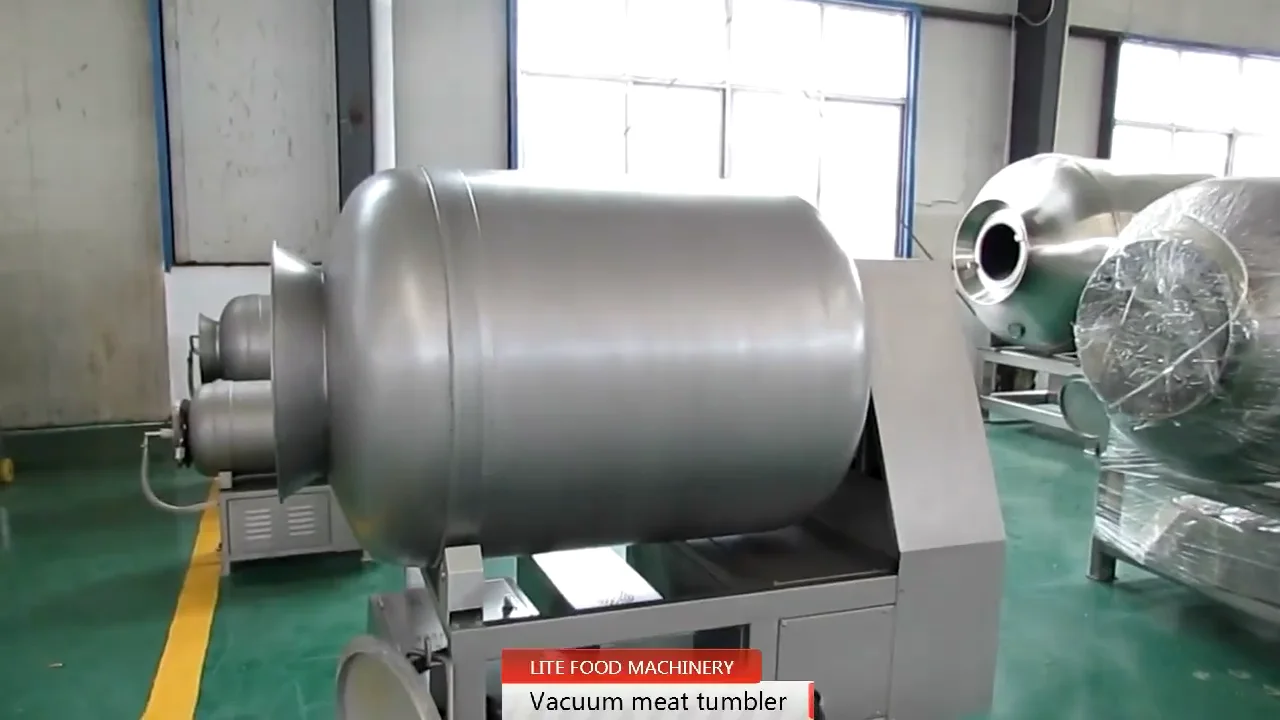 Industrial Chicken Marinating Vacuum Tumbler Machine / Jerky Salting