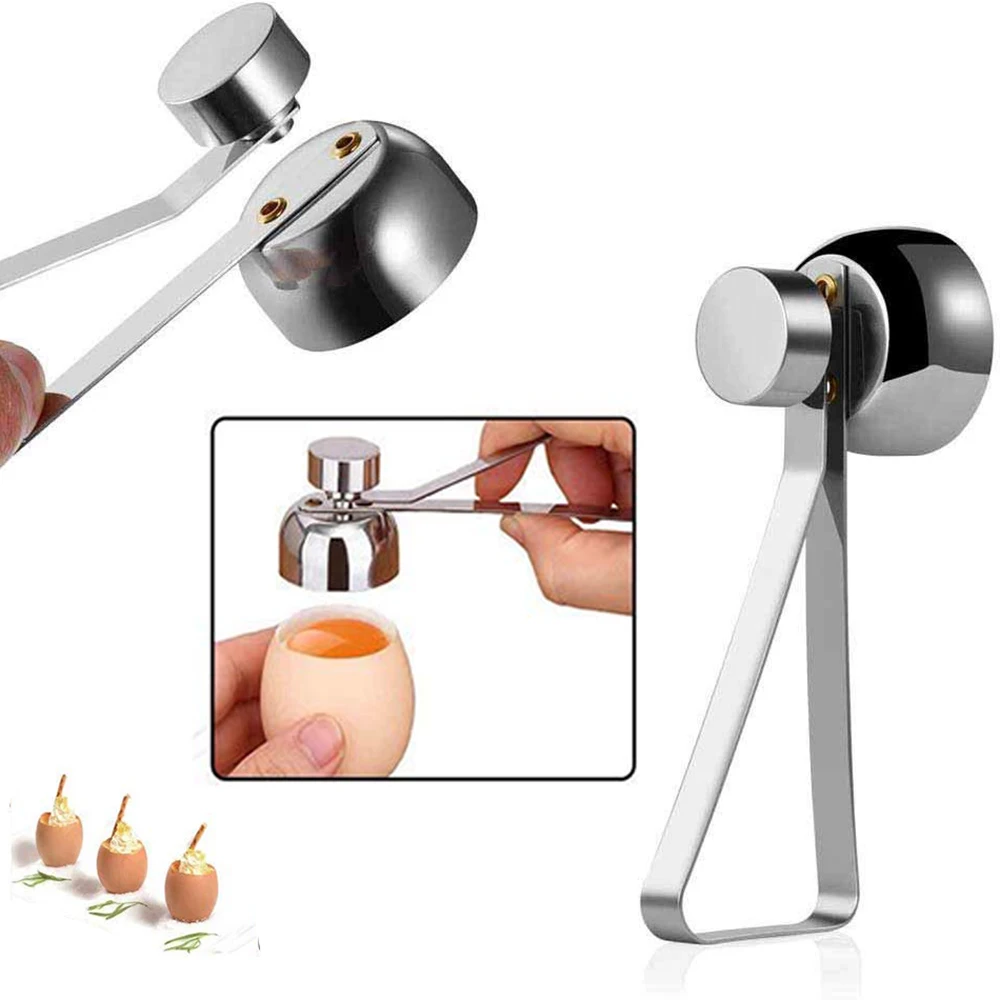 Amazon Best Seller Home KitchenAccessories Creative Eggs Shell Cracker Breaker Cutter 304 Stainless Steel Egg Opener