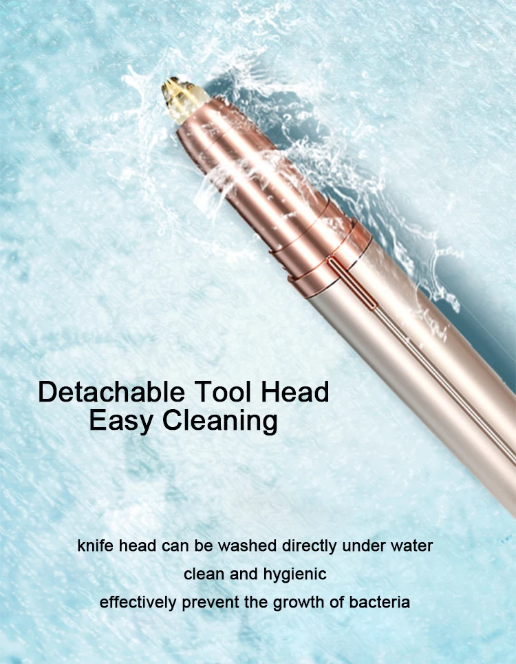 Ready for ship Portable Mini Electric Eyebrow Trimmer Lady Eyebrow Razor Trimmer