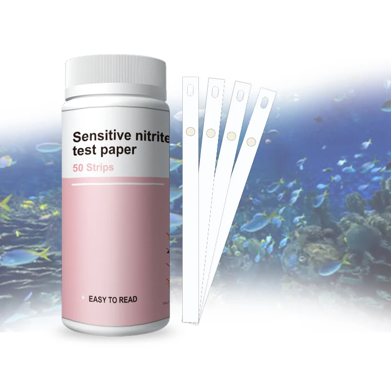Nitrite Test Strips For Aquarium Fish Tank Food Nitrite Testing Kit