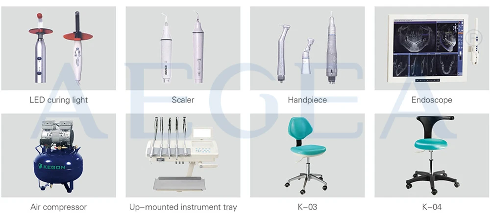 AG-808L china professional luxurious multi-functional economic dental chair for sale