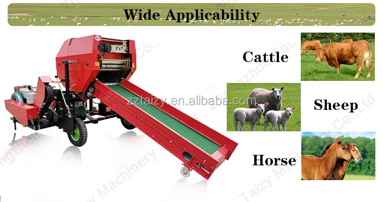 manual hay baler machine small hay bale press wrapper
