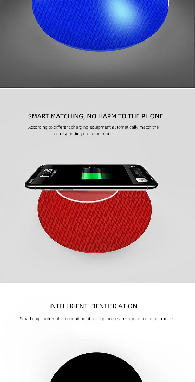 2020 new launched Bluetooth speaker power bank 10W wireless charger speaker - ANKUX.COM