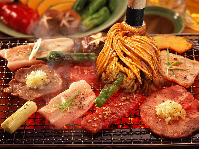 2020 亚马逊 hotsale 18英寸烧烤工具 basting 拖把烧烤刷油烤架刷