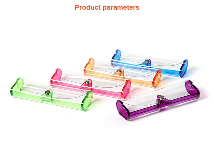 Custom Clear Plastic Glass Case Reading Glasses Case Plastic Optical
