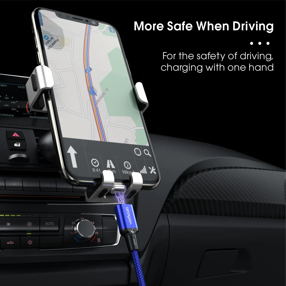 Vothoon 3A fast charger usb cable 3 in 1 magnetic charging cable - ANKUX.COM