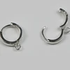 NANA high quality 925 sterling silver 13.5mm earring hook findings