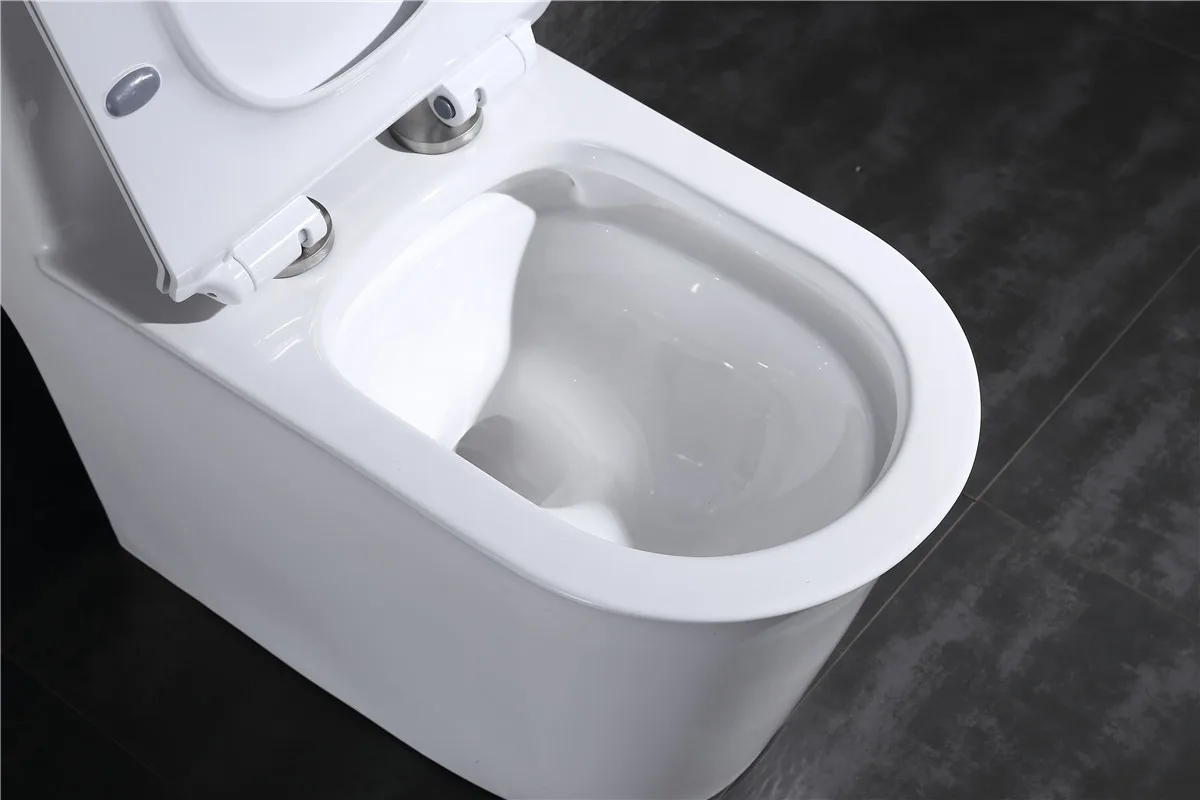 Water Efficiency Siphonic S trap One Piece Toilet