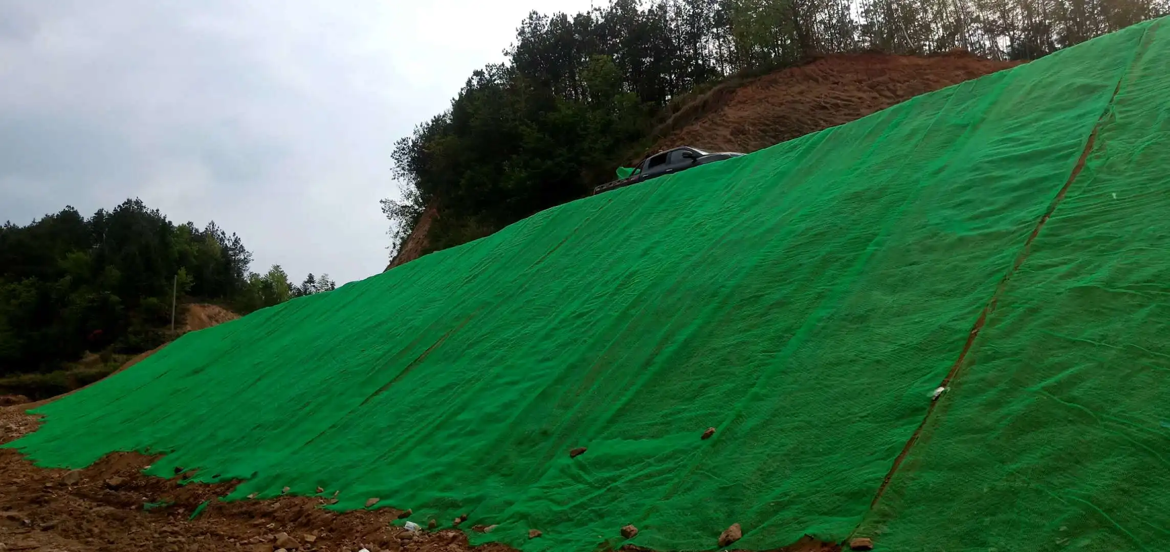 Soil Erosion Control Matting Permanent Turf Reinforcement Matting 3d
