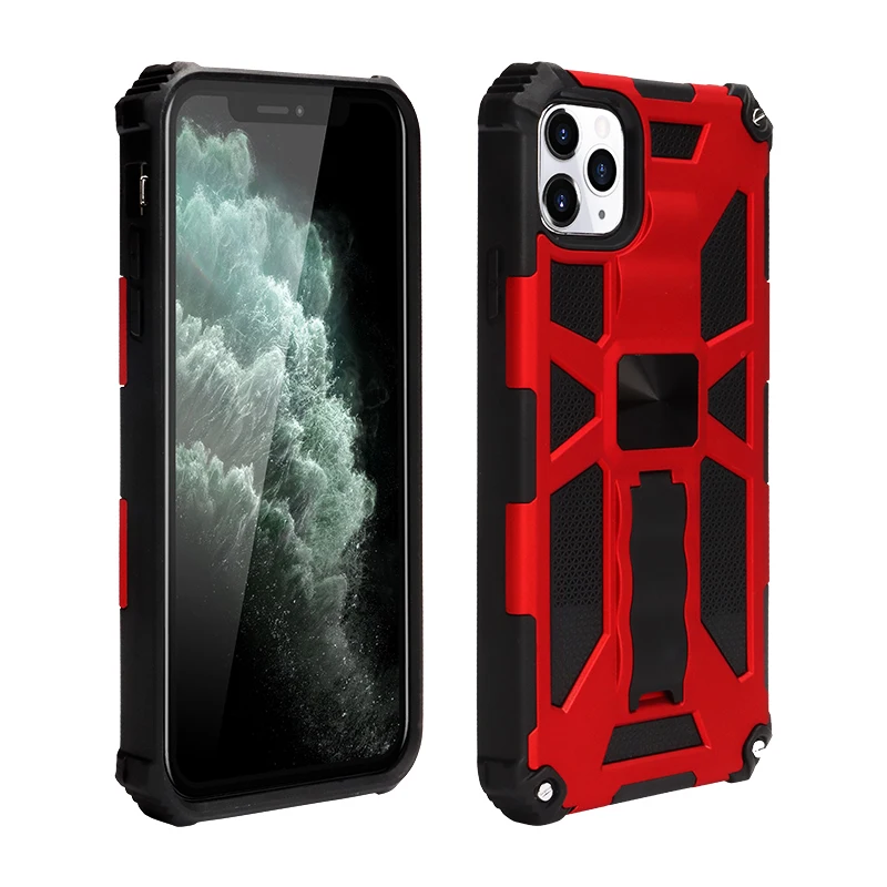 Hybrid Amor Case Holder Stand Case For Iphone 12 Pro Max - Buy Case For 