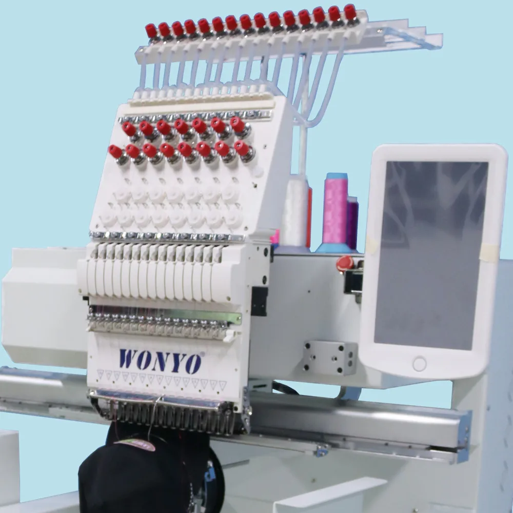 Yuemei A Single Head Embroidery Machine That Can Embroidery Hats And T