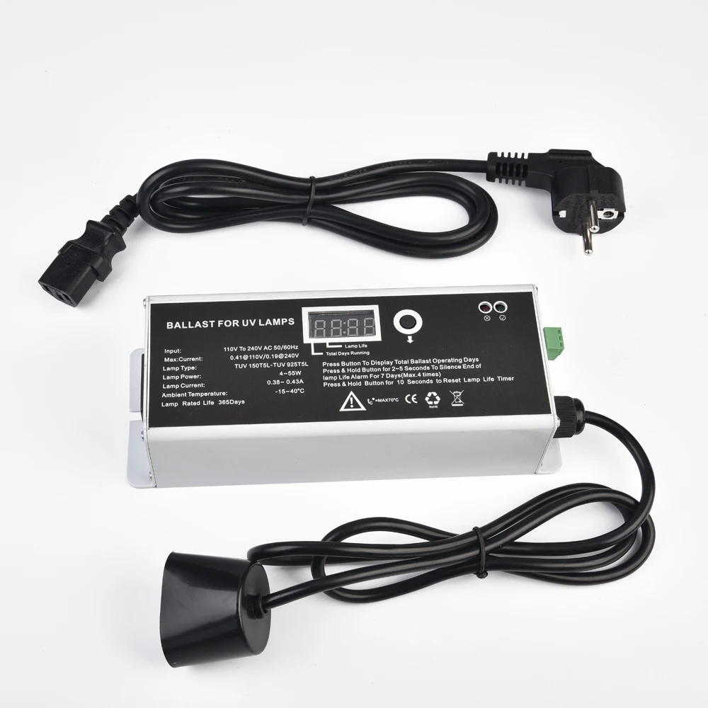 Uv Germicidal Ballast Uv Lamp 455w T5 Uv Electronic Ballast With Timer